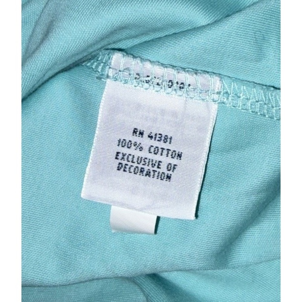 Polo Ralph Lauren Polo Shirt Mens 2XLT XXL Tall Teal Short Sleeve Flesh Pony - Picture 8 of 8
